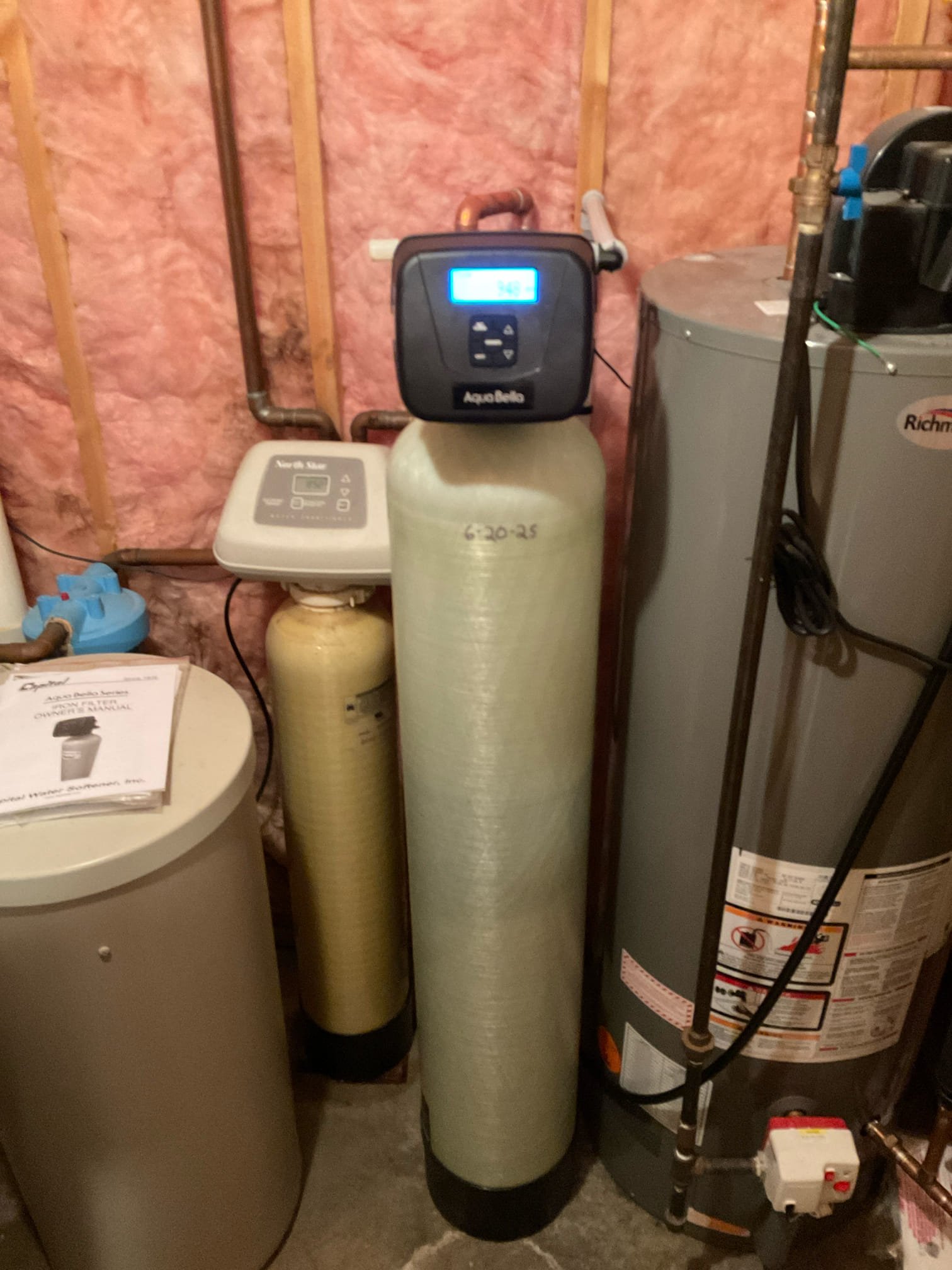 Installation of New Iron Eliminator Water Conditioner for Superior Iron and Odor Removal